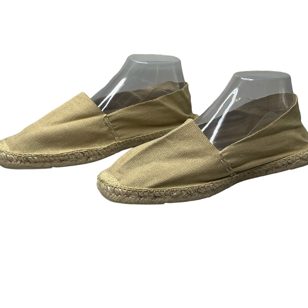 Tan Espadrille Flats